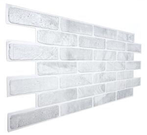 GRACE obkladový 3D PVC panel TP10014022, rozmer 1025 x 495 mm, tehla svetlo sivá 1 ks