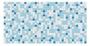 GRACE 3D PVC obklad Mosaic Blue 96x48 cm - modrá mozaika 1 ks
