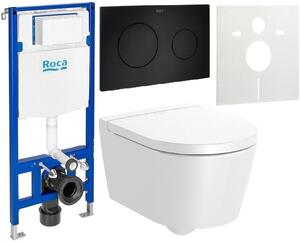 Set WC misa Roca Inspira A346528S00, podomietková konštrukcia Roca Duplo A890070020, A80152C00B, A890189206, A890063000