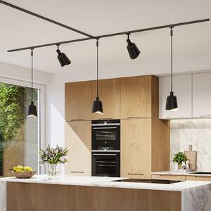 Tienidlo na lampu Paulmann URail Alvaro čierna/zlatá DecoSystems, Čierna, Obývacia izba / jedáleň, kov, Moderný, Koľajnicový systém