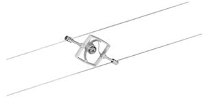 Paulmann 94152 - Súprava 7x GU5,3/10W Kompletný lanový systém MAC 230V chróm