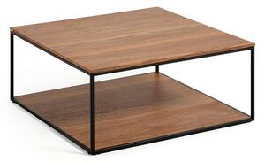 MUZZA Konferenčný stolík noya 80 x 80 cm orech