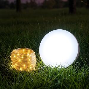 Solárna LED svetelná reťaz Corda, 9000k + 3000k, 8m
