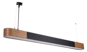 BRILAGI - LED luster na lanku GARDALINE LED/100W/230V dub/čierna