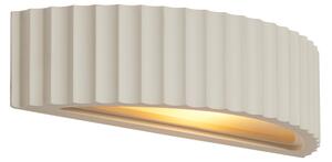 Škandinávska nástenná lampa béžová organická - omietka