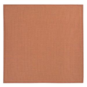 Oranžový vonkajší koberec Floorita Tatami, 200 x 200 cm
