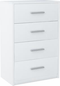 Komoda BODO 60cm 4S WHITE 4 zásuvková polica