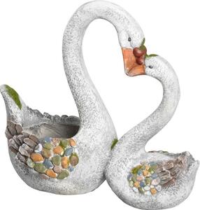 Dekorácia MagicHome Gecco, Labute, magnesia, 49x23x45 cm