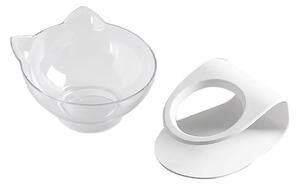 Plastová miska pre zvieratá s bielym podstavcom - Lydia&Co