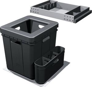 Odpadkový kôš, sorter Franke Mythos, 40 l čierny 121.0307.554