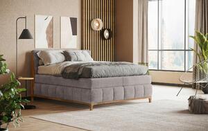 BOXSPRINGOVÁ POSTEĽ, 160/200 cm, taupe MID.YOU - Online Only spálne, Online Only