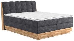 BOXSPRINGOVÁ POSTEĽ, 200/200 cm, antracitová - Online Only spálne, Online Only