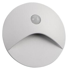 Kanlux 39123 - LED schodové svietidlo so senzorom EXIN 2,5W/230V 3000K IP65 biele okrúhle