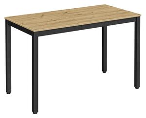 Jedálenský stôl TESSA dub artisan / čierne nohy