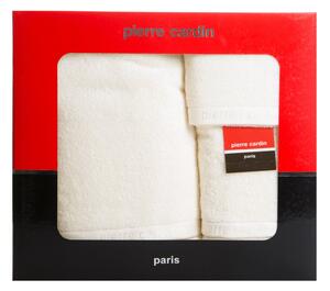 BAVLNENÝ UTERÁK PIERRE CARDIN EVI SADA 3KS 30X50 CM, 50X90 CM, 70X140 CM KRÉMOVÁ