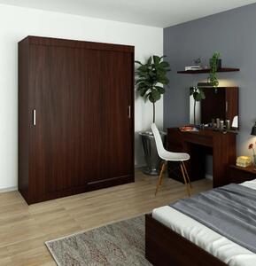 Priestranná šatníková skriňa 150 cm VALESTRA - wenge