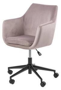 Kancelárska stolička NORA ružová/čierna