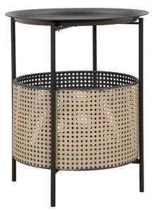 KONFERENČNÝ STOLÍK, čierna, zlatá, kov, 40/50 cm - Stolíky do obývačky, Online Only