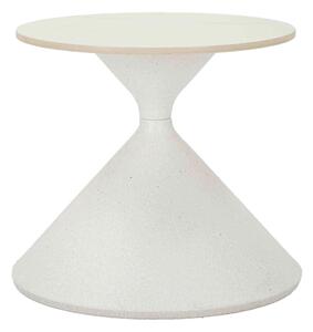 KONFERENČNÝ STOLÍK, biela, kov, keramika, 42/42/40 cm - Stolíky do obývačky, Online Only
