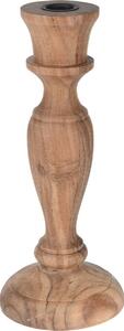 Svietnik z akáciového dreva Roma, 10 x 25 cm