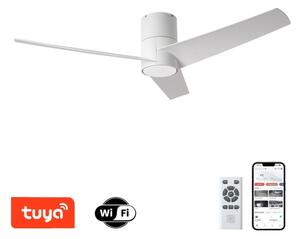 ZEVENTI - LED stropný ventilátor BARROSA LED/18W/230V Wi-Fi Tuya biela + diaľkové ovládanie