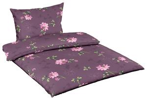 POSTEĽNÁ BIELIZEŇ, makosatén, biela, tmavozelená, magenta, hnedofialová, šalviovozelená, 140/200 cm Fleuresse - Obliečky & plachty