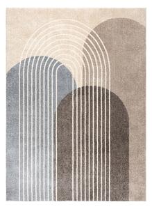 Dywany Łuszczów , Kusový koberec Fusion 0810 beige/brown, 80x150, viacfarebná, kancelária