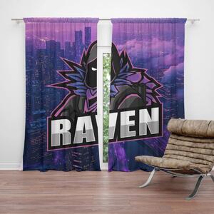 Sablio Záves FORTNITE RAVEN Steampunk mesto: 2ks 140x250cm
