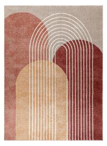 Dywany Łuszczów , Kusový koberec Fusion 0810 beige/terra, 140x190, viacfarebná, kancelária