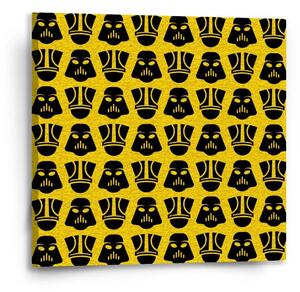 Sablio Obraz Star Wars Stormtrooperi Pattern na žltej - 50x50 cm