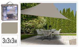 ProGarden Tieniaca plachta 3x3x3 m piesková trojuholník