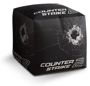 Sablio Taburet Cube Counter Strike 2 Priestrel - 40x40x40 cm