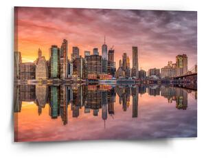 Sablio Obraz New York Západ slnka - 150x110 cm