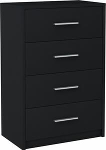 BODO komoda 60cm 4S BLACK 4-zásuvková polica