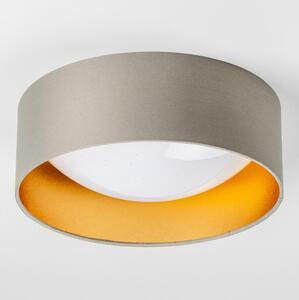 LED stropné svietidlo LED/12W/230V pr. 32 cm taupe/zlatá
