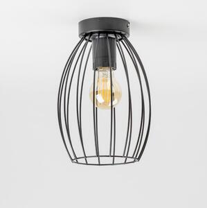 LED Stropné svietidlo 1xE27/6,5W/230V čierne