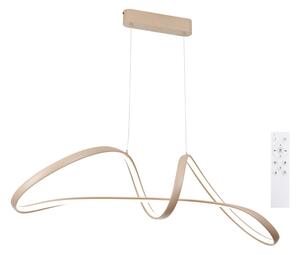 Brilagi-LED Stmievateľný luster na lanku TWISTER LED/60W/230V 3000-6000K béžová+DO
