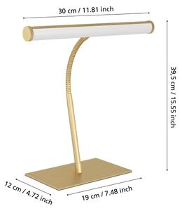 Eglo 901983 - LED stmievateľná stolná lampa RICCIONE LED/5W/230V 2700/4000/6500K zlatá