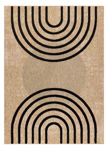 Dywany Łuszczów , Kusový koberec Spark 0688 beige/black, 160x220, béžová, chodba / predsieň
