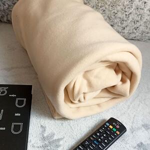Televízna deka - krémová