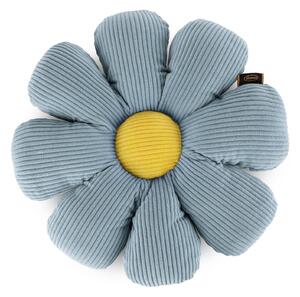 DETSKÝ DEKORAČNÝ VANKÚŠ FLOWER40 (FI) 37 CM MODRÁ