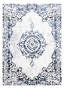 Dywany Łuszczów , Kusový koberec Allure 1961 white/blue, 80x150, modrá, kancelária