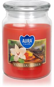 BISPOL Vanilla & Amber vonná sviečka 500 ml