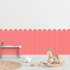 PIPPER. Textilná samolepiaca tapeta - Oblúk - Ružová farba Farba: Tmavá, Veľkosť: 100 cm