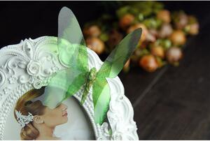 Sada 18 zelených adhezívnych 3D samolepiek Ambiance Butterflies