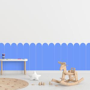 PIPPER. Textilná samolepiaca tapeta - Oblúk - Modrá farba Farba: Tmavá, Veľkosť: 80 cm