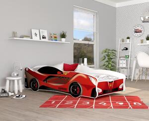 MAXMAX Detská posteľ auto MICHAEL 160x80 cm - červená (21)