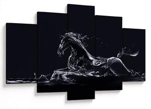 Obraz - Kôň a voda (150x105 cm)