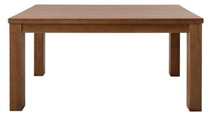 Korund skladací stôl z masívneho dubového dreva rustikálny lak (vrchná časť 4 cm) - 1400x900x40 mm
