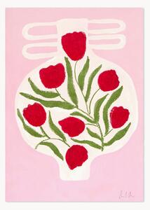 Nástenná dekorácia v ráme Vase No. 02